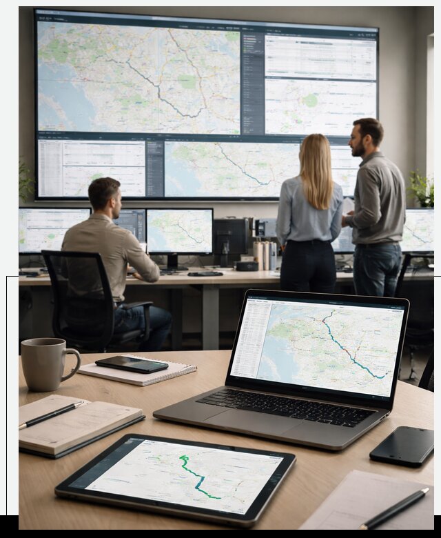 Трекинг грузов и Fleet Management, мониторинг автопарка в Люберцах